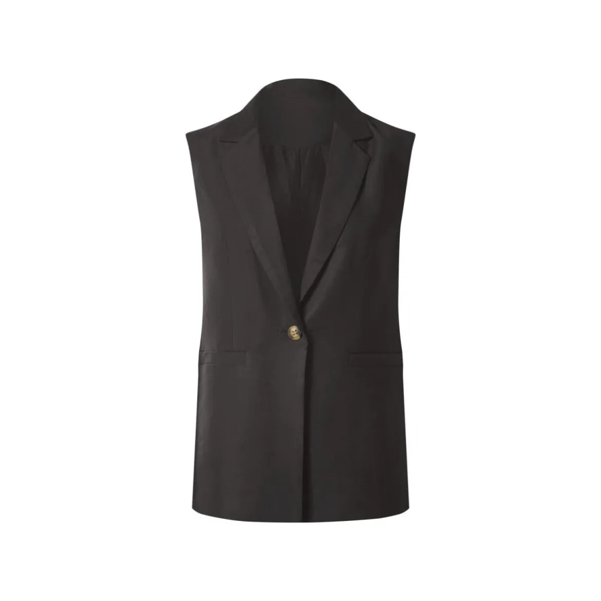 esmara® Damen-Blazer, ärmellos, 38, schwarz - B-Ware sehr gut