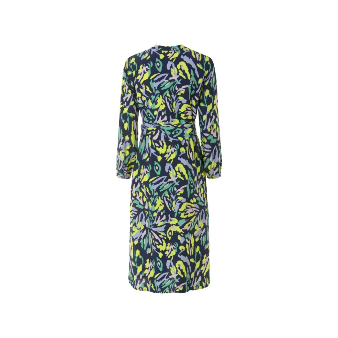 esmara® Damen Blusenkleid, Midi-Länge, leicht ausgestellt geschnitten - B-Ware