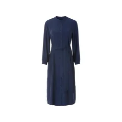 esmara® Damen Blusenkleid, Midi-Länge, leicht ausgestellt geschnitten - B-Ware