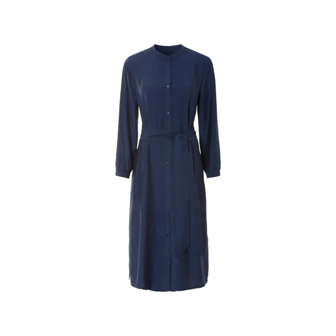 esmara® Damen Blusenkleid, Midi-Länge, leicht ausgestellt geschnitten - B-Ware