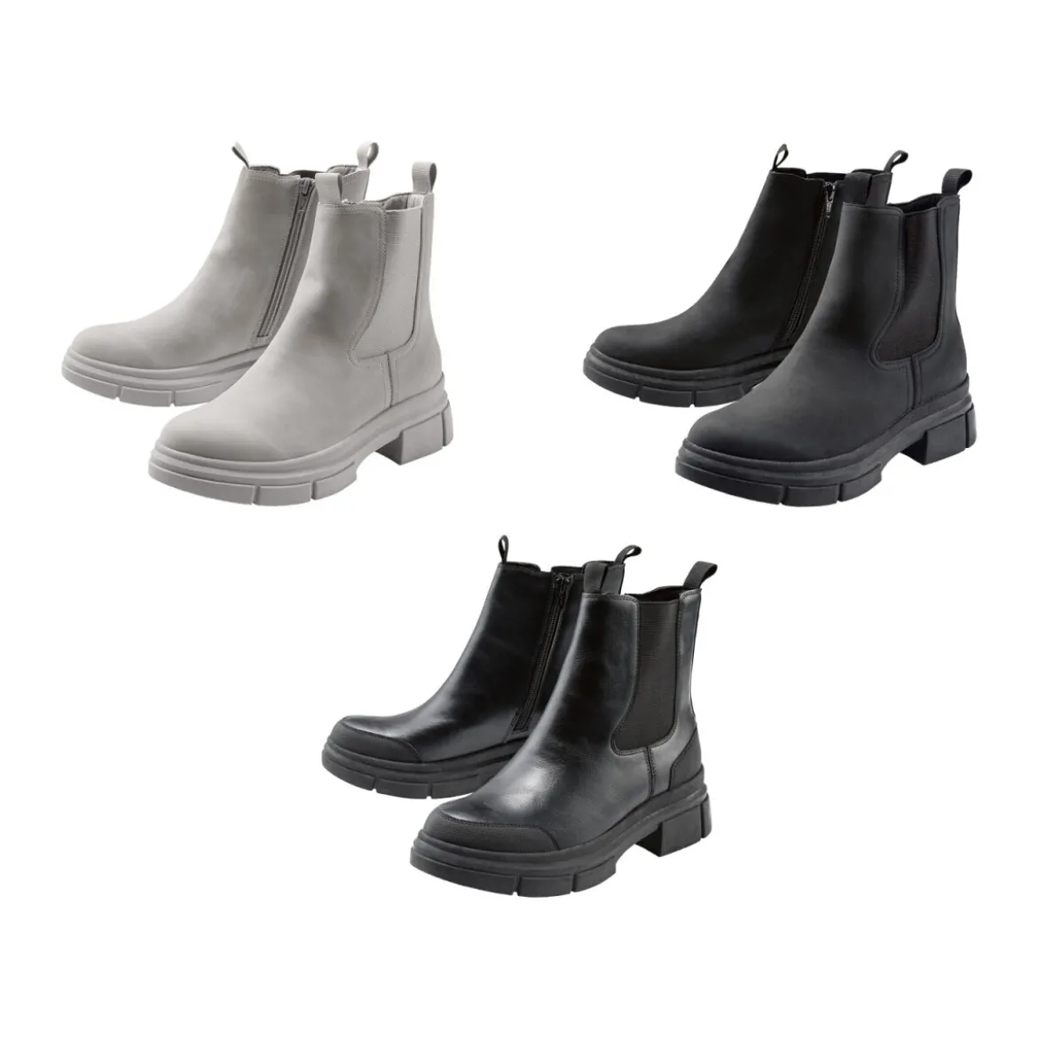esmara® Damen Chelsea-Boots mit seitlichem Elastikeinsatz - B-Ware