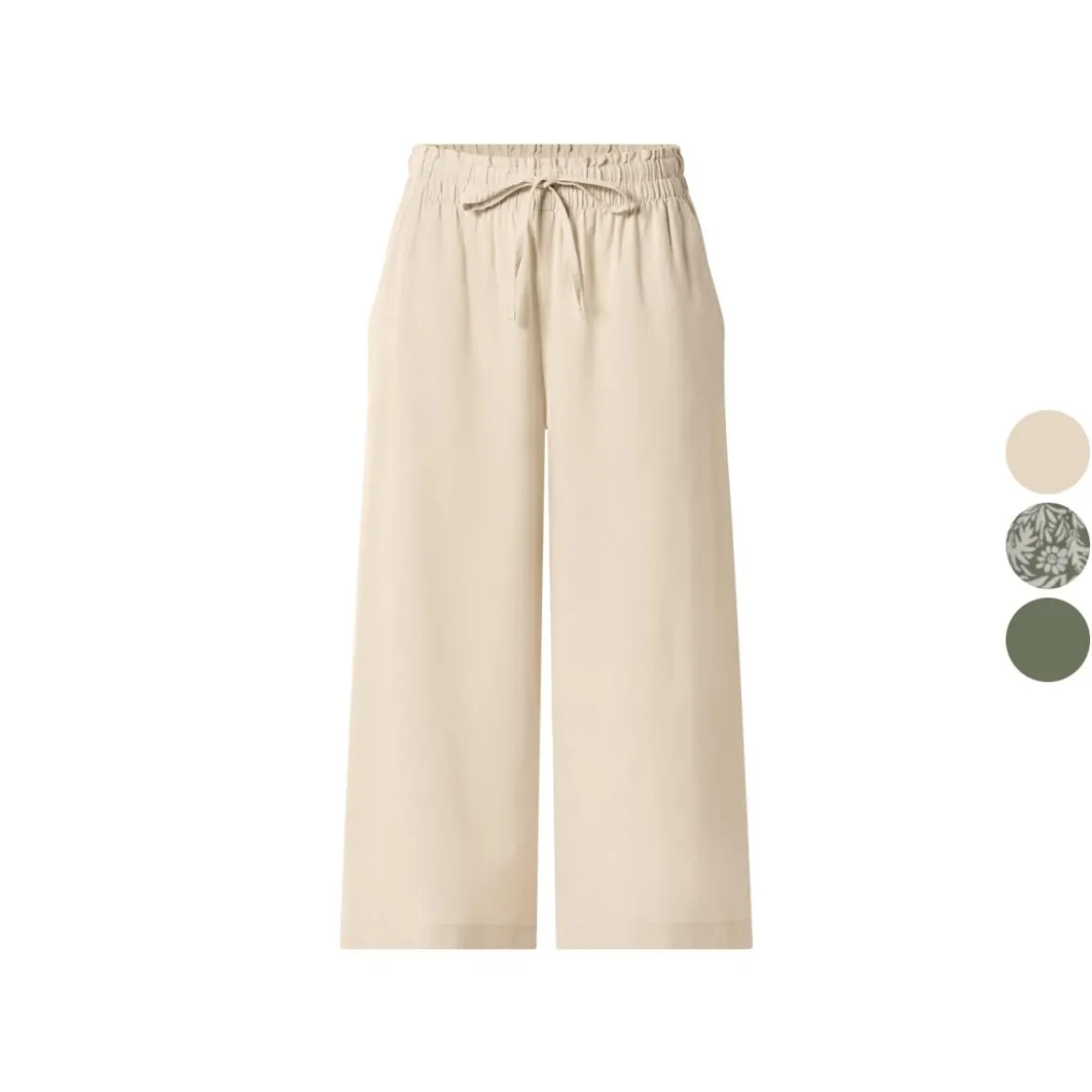 esmara® Damen-Culotte, mit Leinen - B-Ware