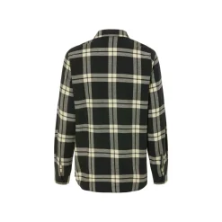 esmara® Damen Flanell-Bluse, leger geschnitten (Schwarz, XS(32/34)) - B-Ware neuwertig