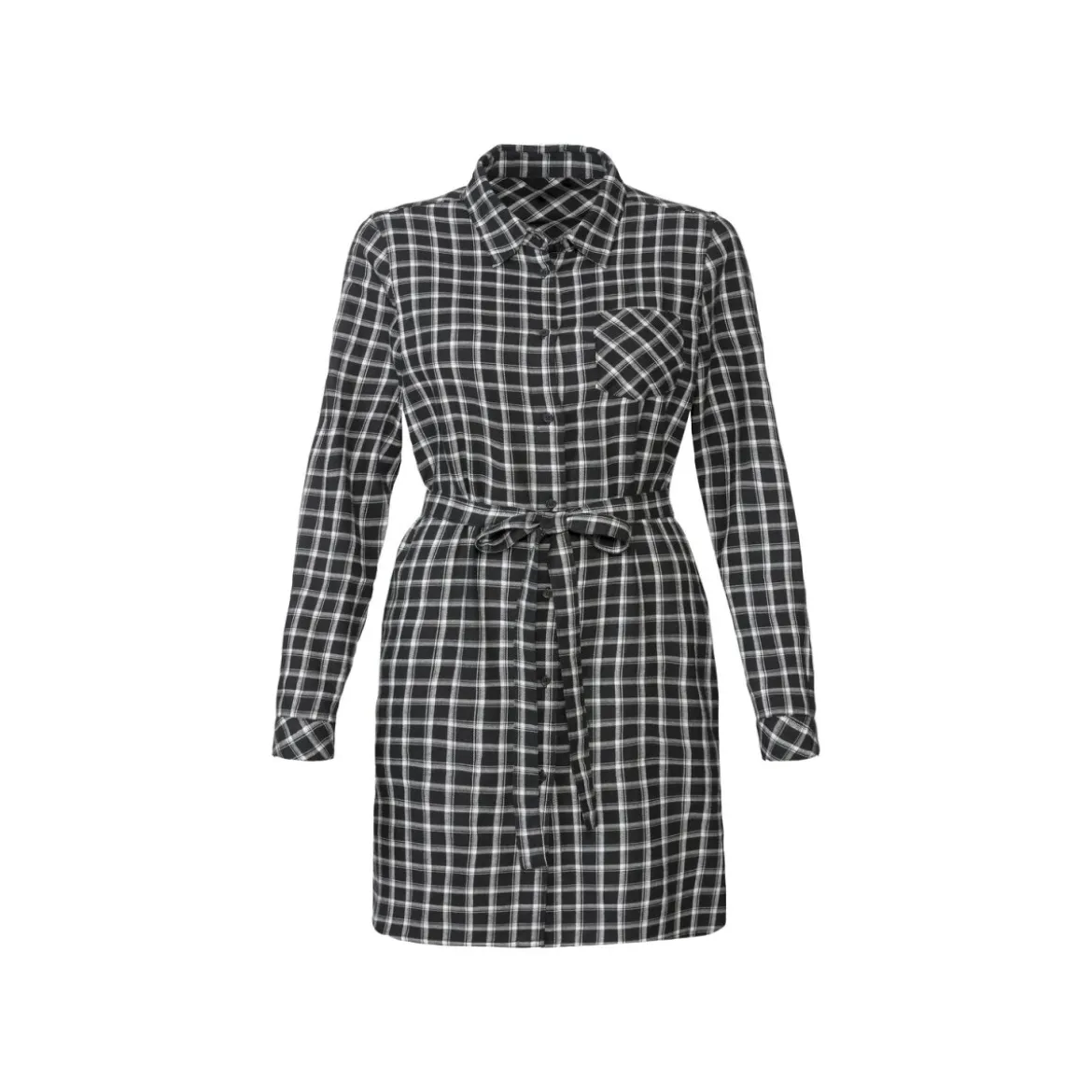 esmara® Damen Flanell-Longbluse aus reiner Baumwolle - B-Ware