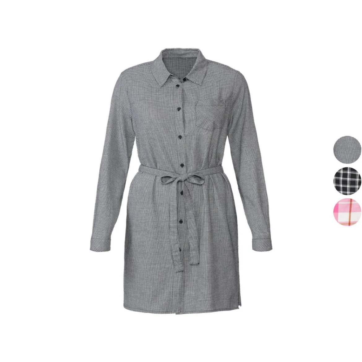 esmara® Damen Flanell-Longbluse aus reiner Baumwolle - B-Ware