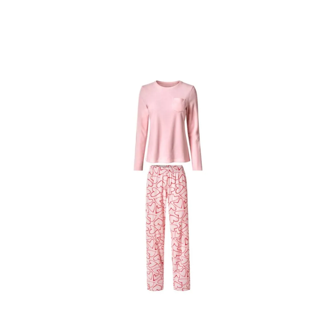 esmara® Damen Fleece-Pyjama - B-Ware