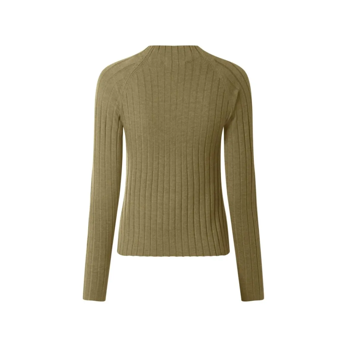 esmara® Damen Gerippter Strickpullover (Olive, XS (32/34)) - B-Ware neuwertig