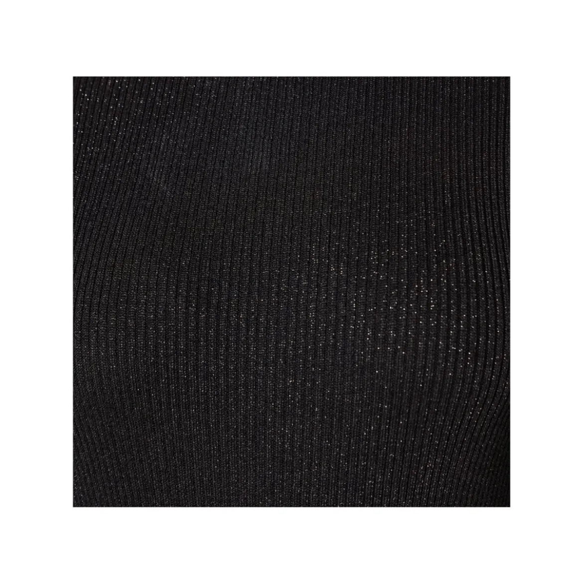 esmara® Damen Geripptes Strickkleid mit edlem Glitzereffekt (schwarz, XS (32/34)) - B-Ware neuwertig
