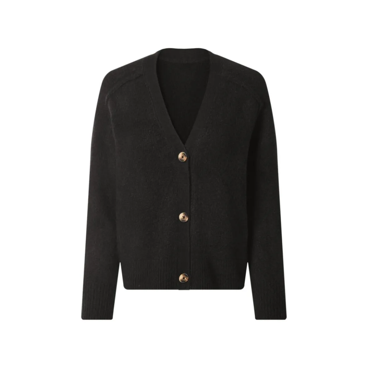 esmara® Damen Grobstrick-Cardigan (Schwarz, L(44/46)) - B-Ware neuwertig