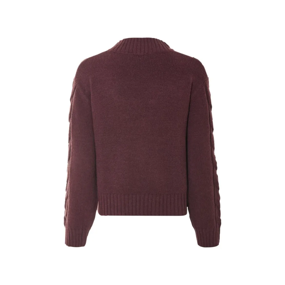 ESMARA® Damen Grobstrick-Pullover (Bordeaux, M(40/42)) - B-Ware neuwertig