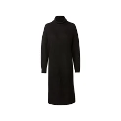 esmara® Damen Grobstrick Pulloverkleid im Oversize-Look (schwarz, XS(32/34)) - B-Ware neuwertig