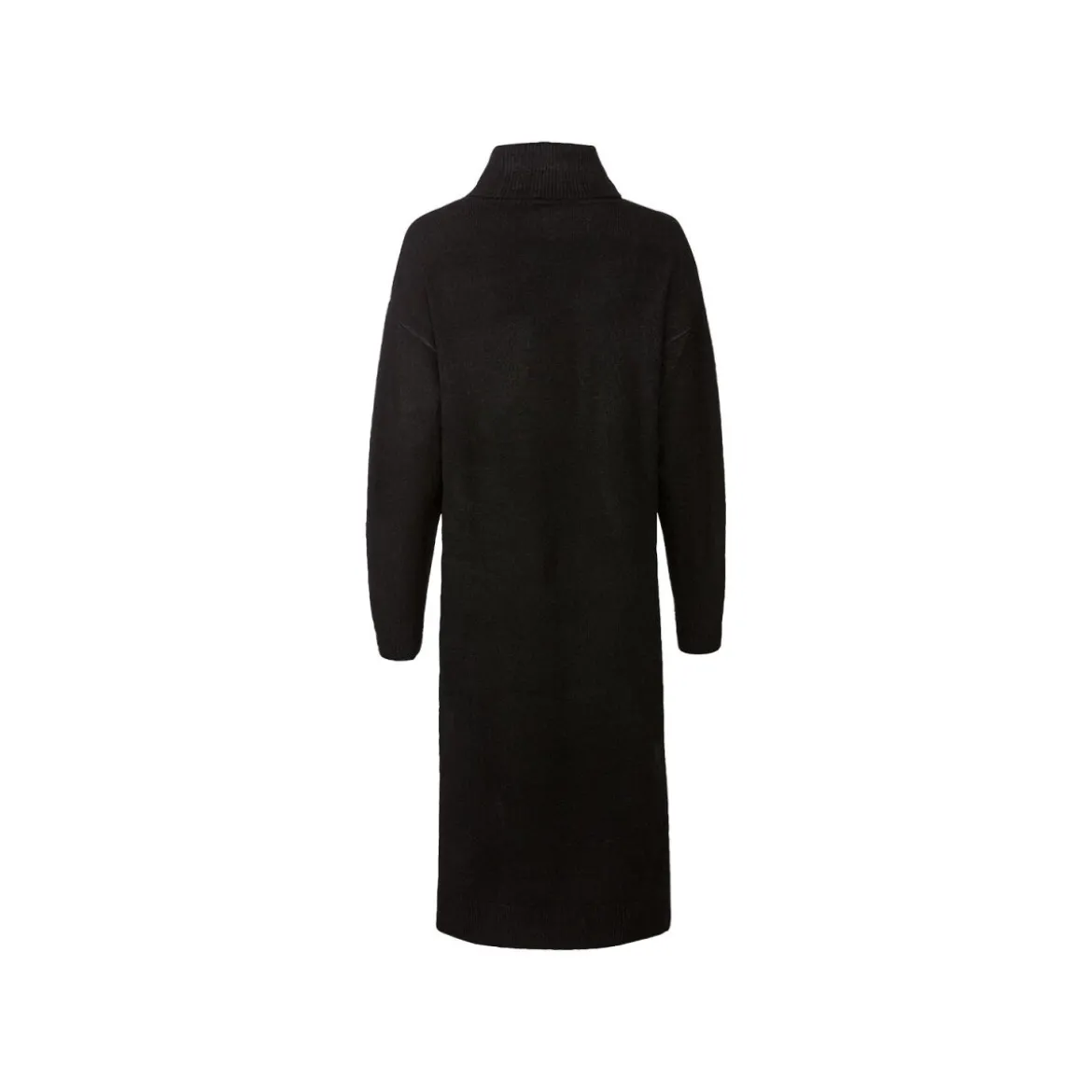 esmara® Damen Grobstrick Pulloverkleid im Oversize-Look (schwarz, XS(32/34)) - B-Ware neuwertig