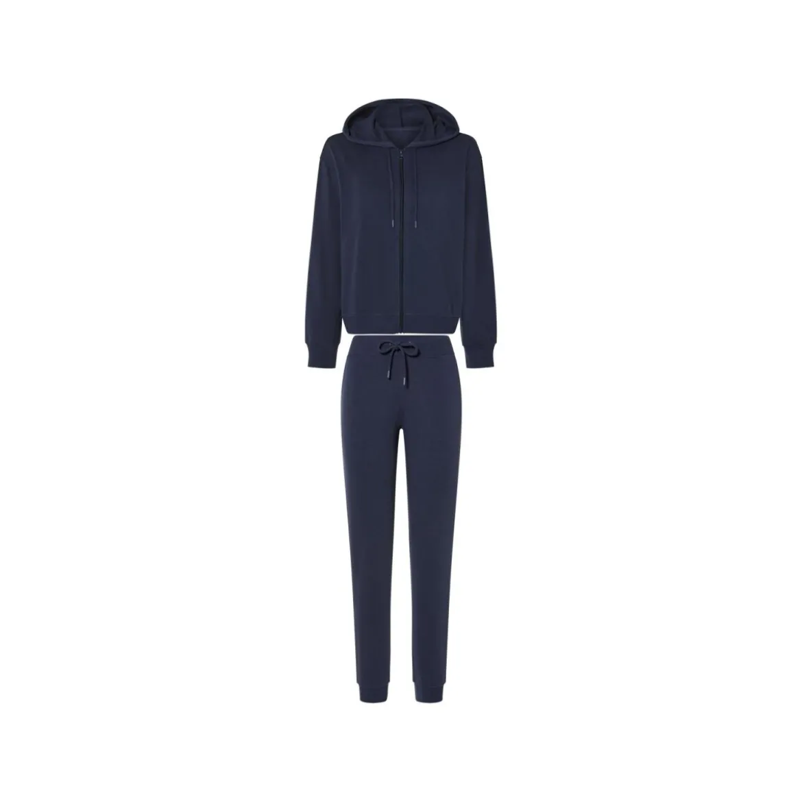 esmara® Damen Hausanzug, mit seitlichen Eingrifftaschen (Navy, XS(32/34)) - B-Ware neuwertig