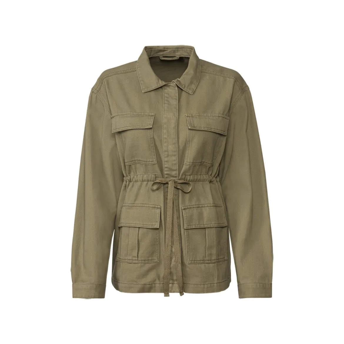 esmara® Damen-Jacke, aus reiner Baumwolle, 38, khaki - B-Ware sehr gut