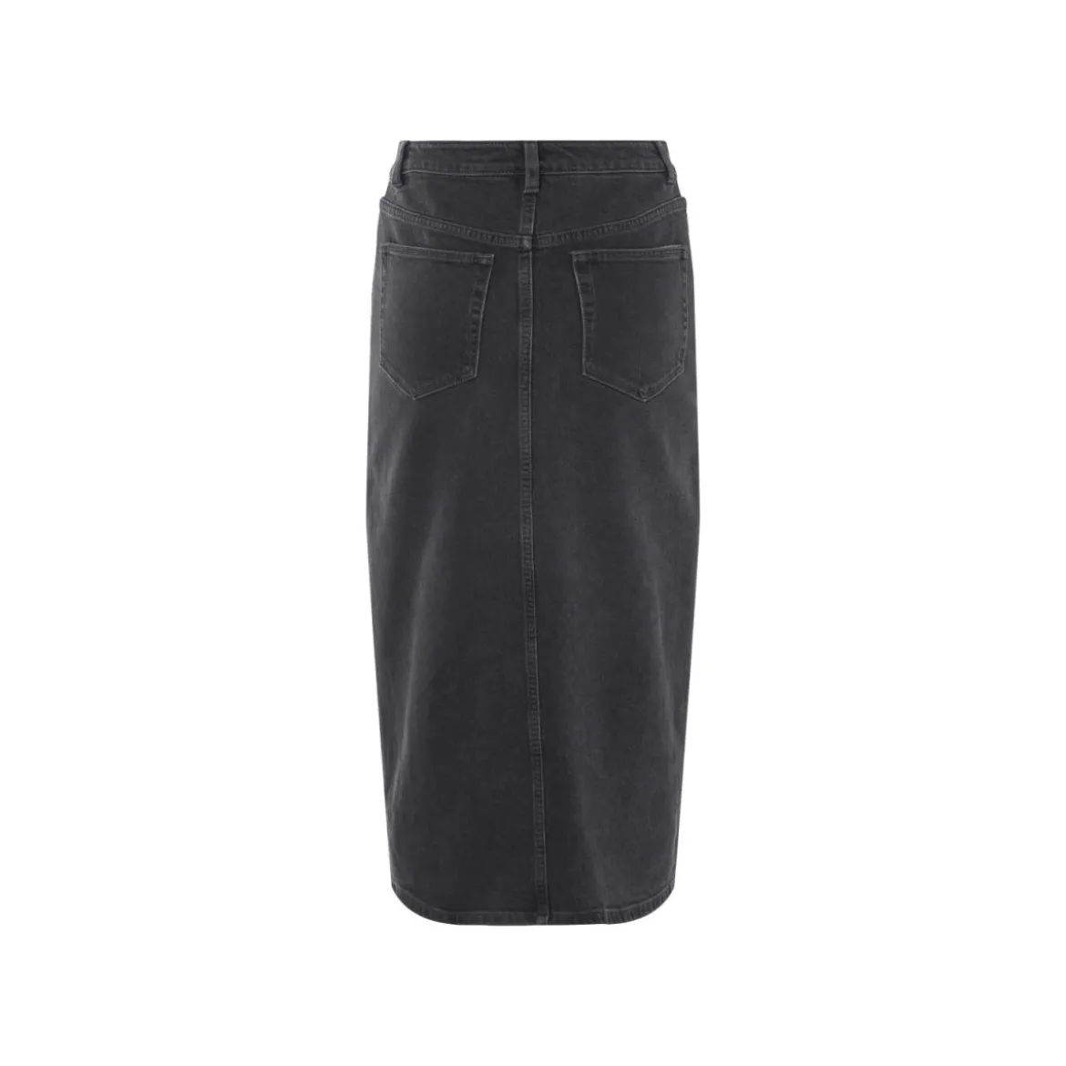 ESMARA® Damen Jeansrock, in Midi-Länge (Grau, 38) - B-Ware neuwertig
