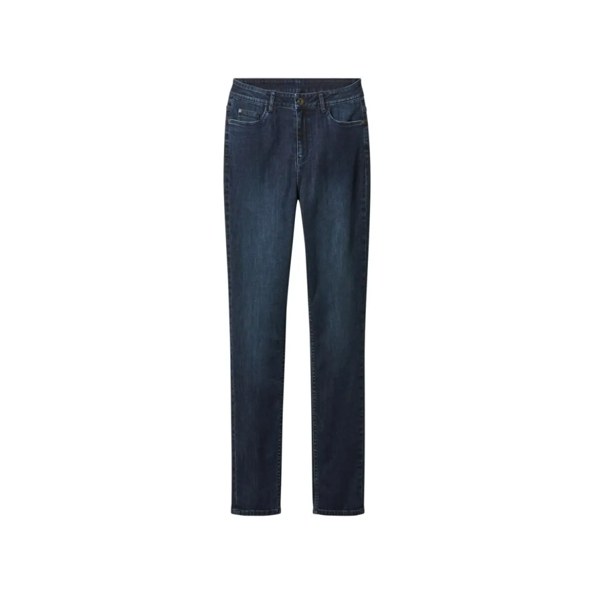 Esmara® Damen Jeans, Slim Fit, 36, dunkelblau - B-Ware neuwertig