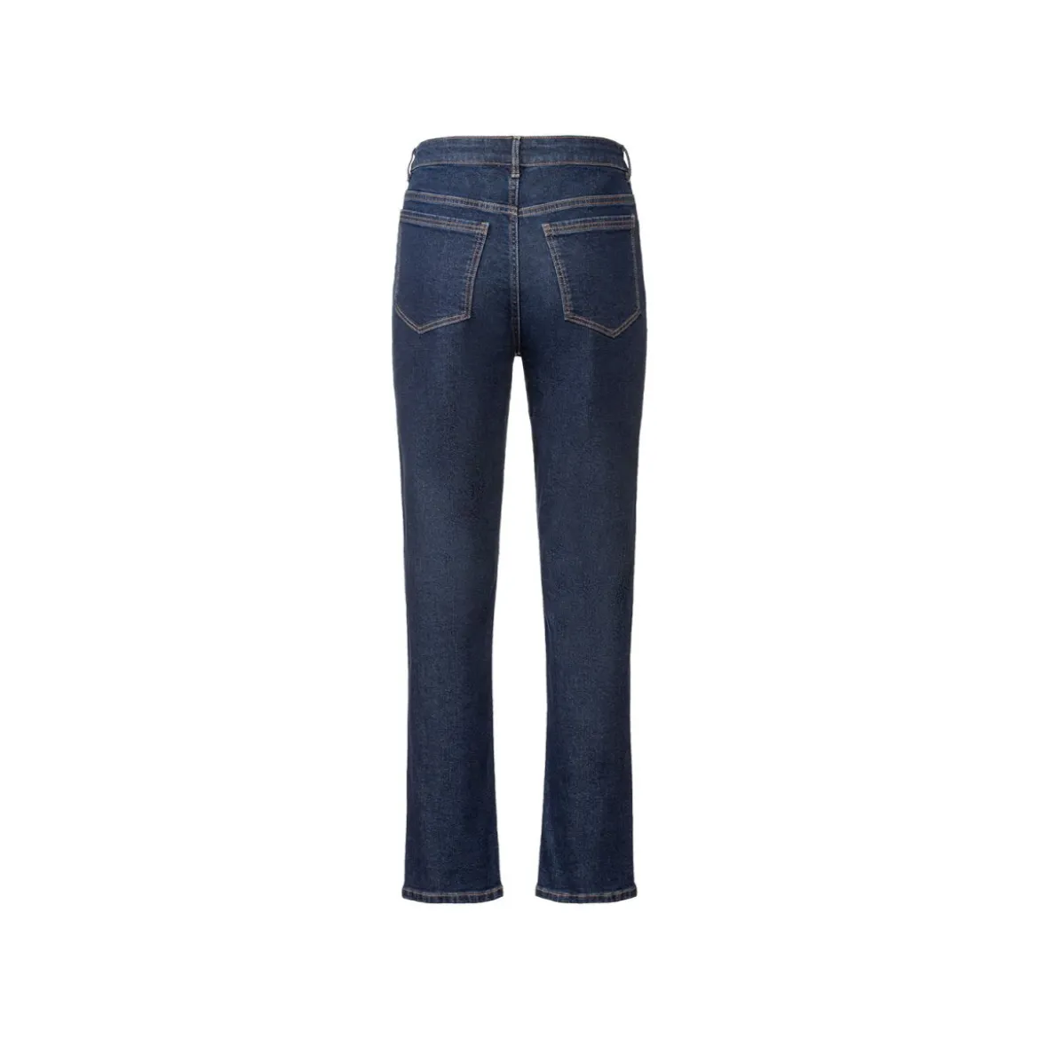esmara® Damen-Jeans, Straight Fit, 38, dunkelblau - B-Ware neuwertig