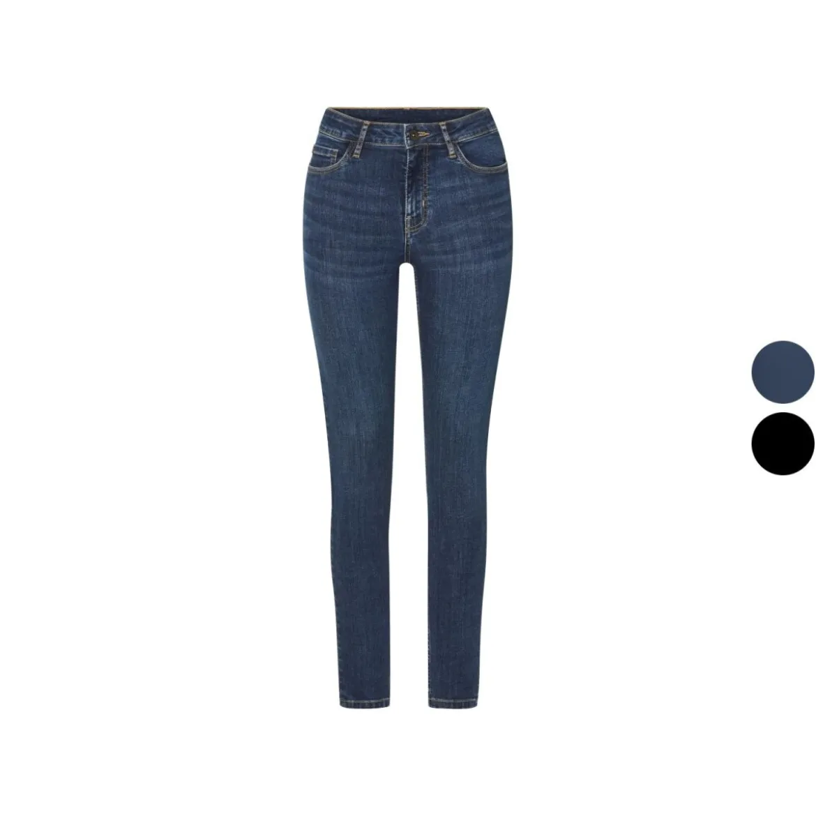 esmara® Damen Jeans, Super Skinny Fit, mit Po-Push-up-Effekt, normale Leibhöhe - B-Ware