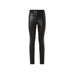 esmara® Damen Jeggings, in Lederoptik (schwarz, 38) - B-Ware neuwertig
