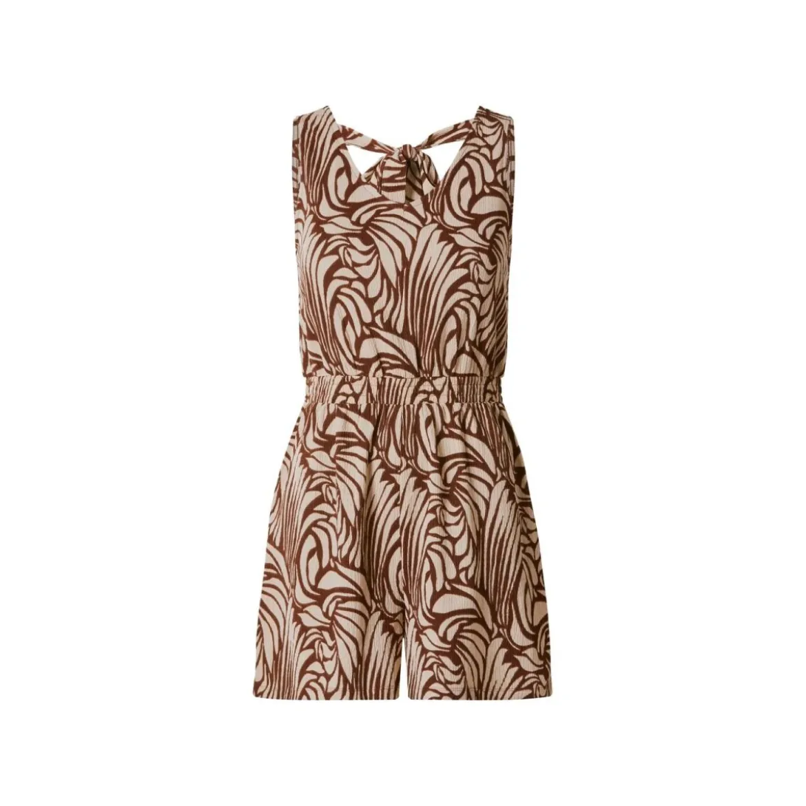 esmara® Damen-Jumpsuit, L, braun/Muster - B-Ware neuwertig