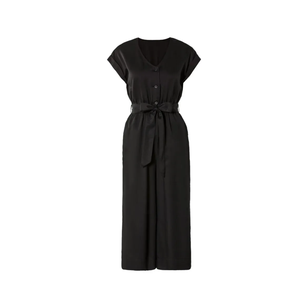 esmara® Damen Jumpsuit, 7/8 Länge (schwarz, 36) - B-Ware neuwertig