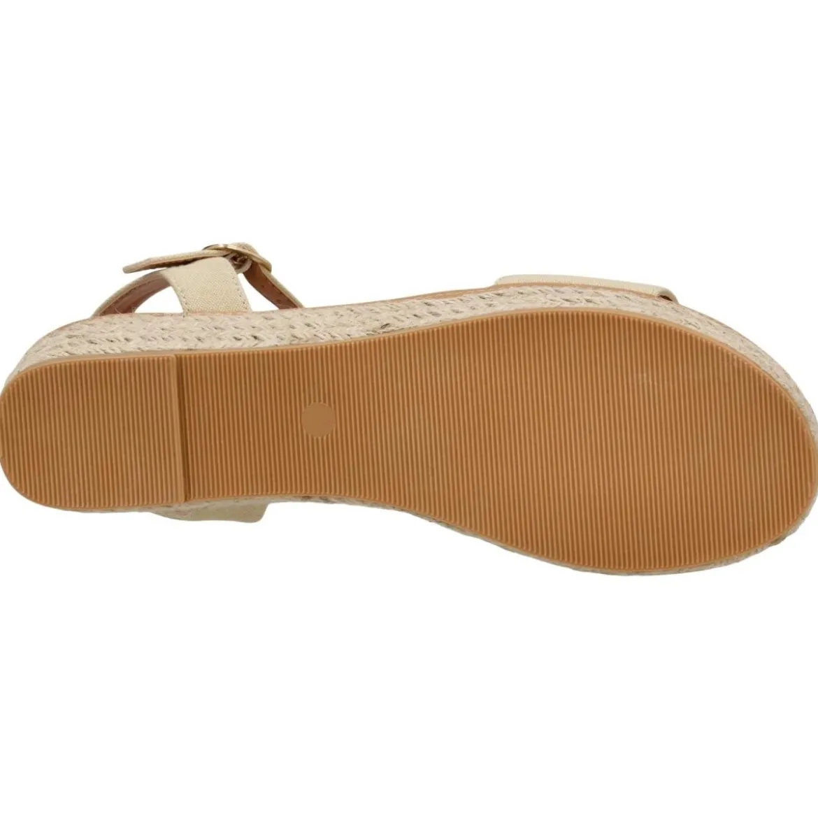 esmara® Damen-Keilsandalen, 36, beige - B-Ware sehr gut