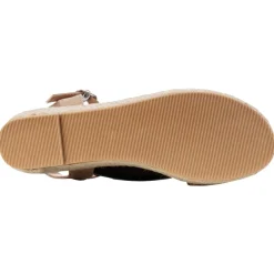 esmara® Damen Keilsandalen, im sommerlichen Bast-Look - B-Ware