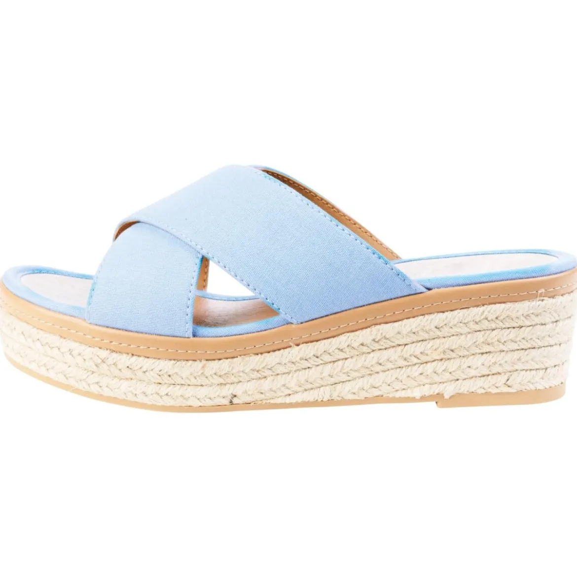 esmara® Damen Keilsandalen, im sommerlichen Bast-Look - B-Ware