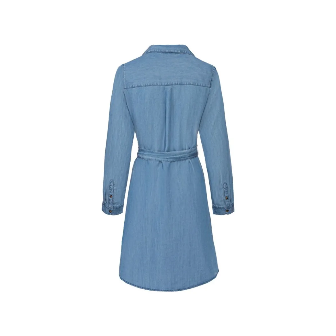 esmara® Damen Kleid, leger geschnitten (blau, 38) - B-Ware neuwertig