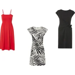 esmara® Damen Kleid, mit hohem Baumwollanteil - B-Ware