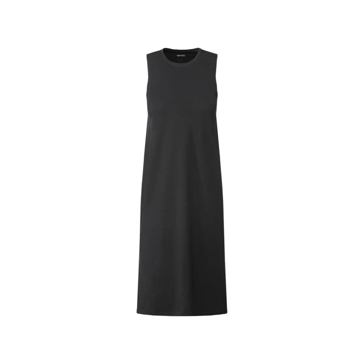 esmara® Damen Kleid mit langen Seitenschlitzen (schwarz, XS (32/34)) - B-Ware sehr gut