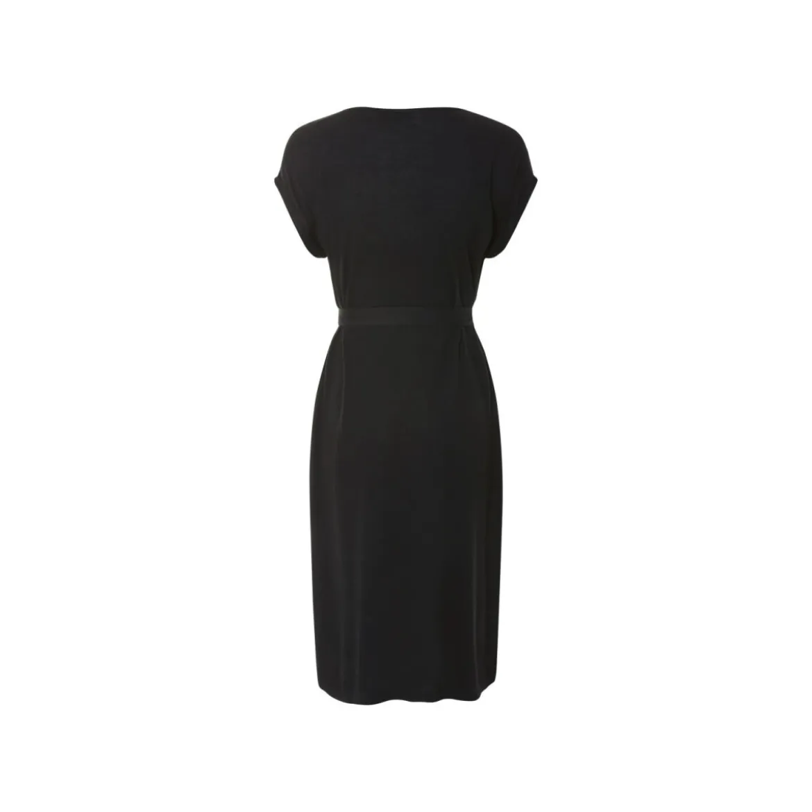 esmara® Damen Kleid, mit Leinen (Schwarz, XS(32/34)) - B-Ware neuwertig