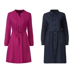 esmara® Damen Kleid, tailliert geschnitten, mit modischem Patch - B-Ware