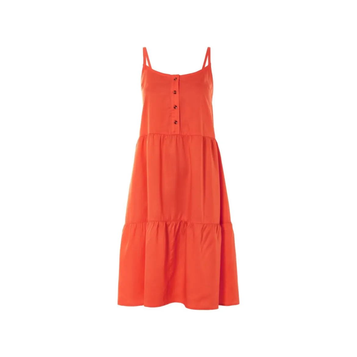 ESMARA® Damen Kleid, weich und anschmiegsam (Rot, 38) - B-Ware sehr gut