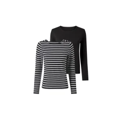 esmara® Damen Langarmshirts, 2 Stück - B-Ware
