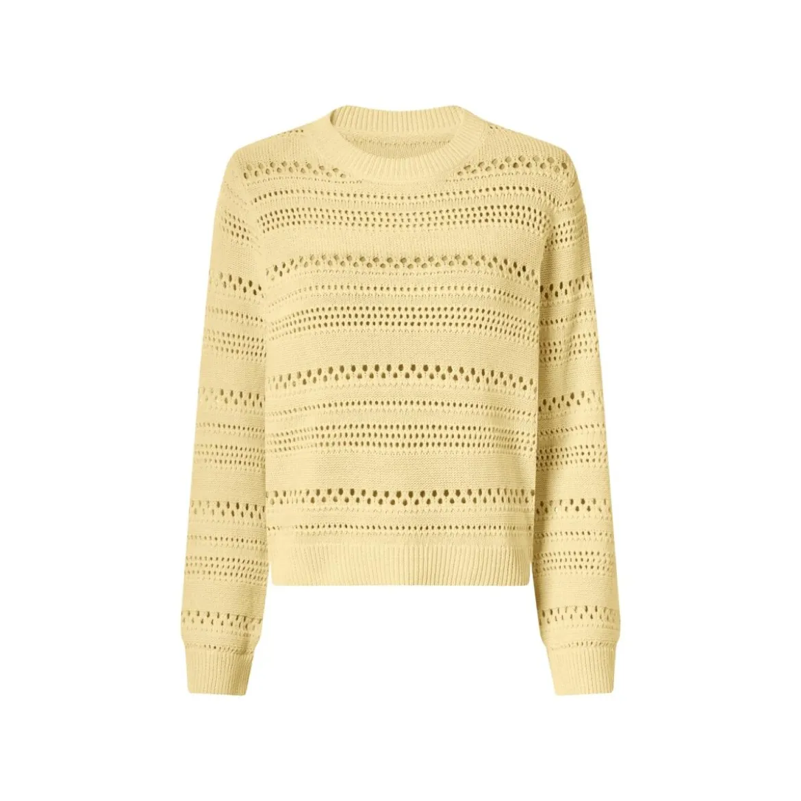 ESMARA® Damen Lochstrickpullover (Gelb, S(36/38)) - B-Ware sehr gut