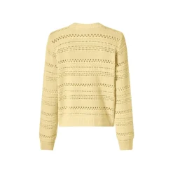 ESMARA® Damen Lochstrickpullover (Gelb, S(36/38)) - B-Ware sehr gut