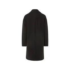 esmara® Damen Mantel in Wolloptik, mit Reverskragen (schwarz, 34) - B-Ware neuwertig