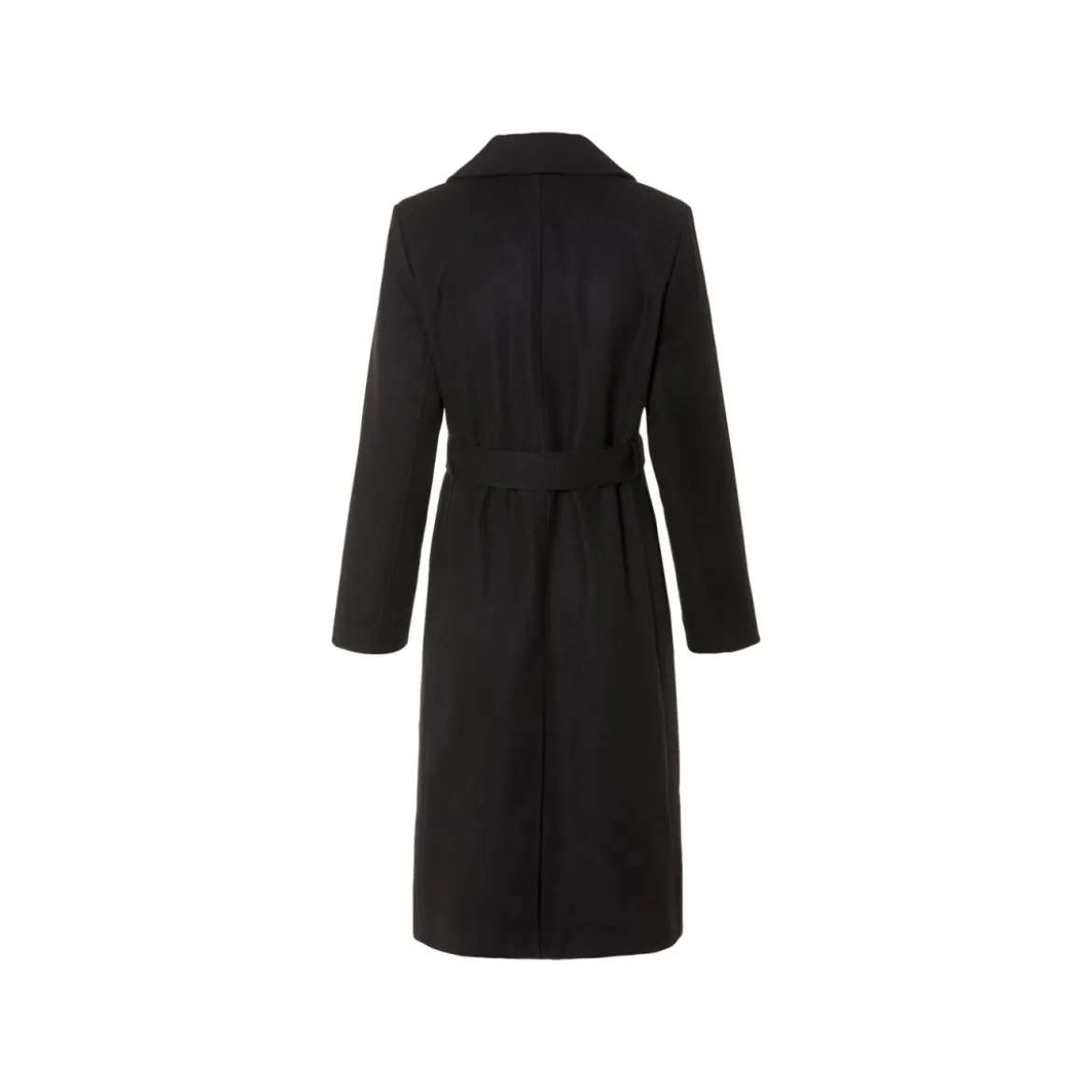 esmara® Damen-Mantel, mit Reverskragen, 42, schwarz - B-Ware neuwertig