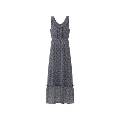 esmara Damen Maxikleid, mit klassischem Paisley-Muster - B-Ware