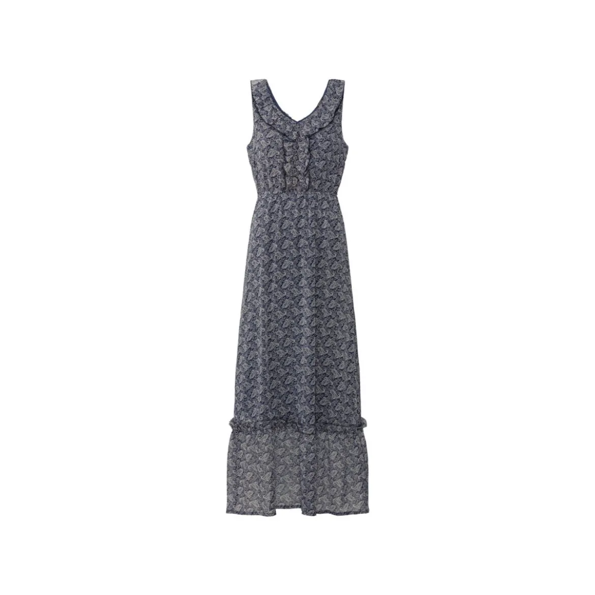 esmara Damen Maxikleid, mit klassischem Paisley-Muster - B-Ware
