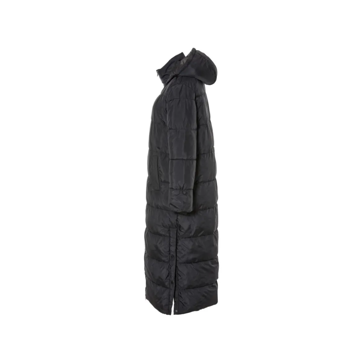 esmara® Damen Maxi-Steppmantel, seitlicher Gehschlitze mit Druckknöpfen - B-Ware