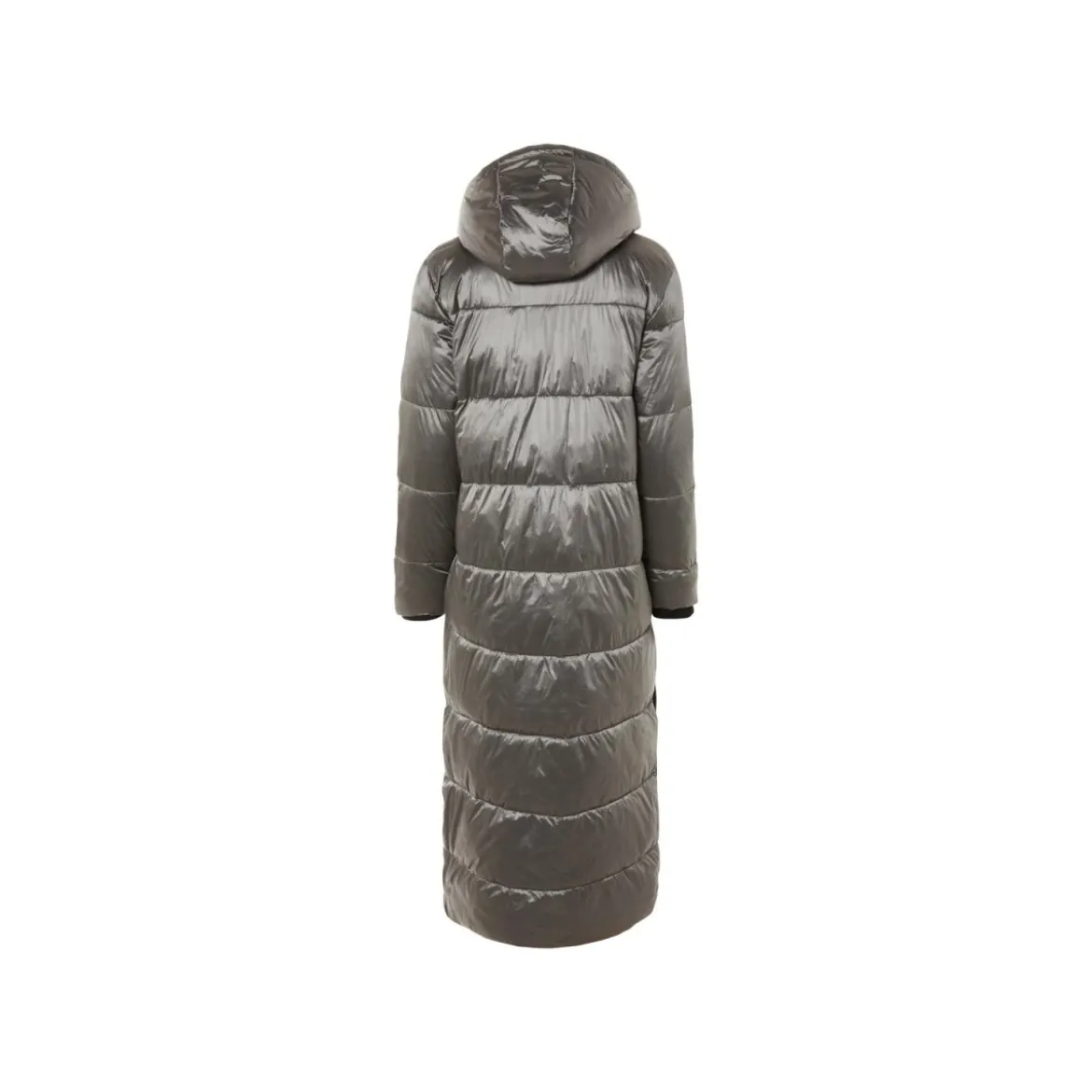 esmara® Damen Maxi-Steppmantel, seitlicher Gehschlitze mit Druckknöpfen - B-Ware