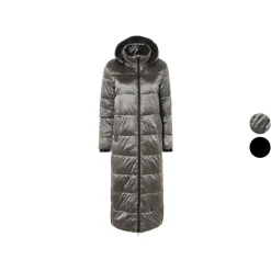 esmara® Damen Maxi-Steppmantel, seitlicher Gehschlitze mit Druckknöpfen - B-Ware