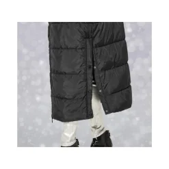 esmara® Damen Maxi-Steppmantel, seitlicher Gehschlitze mit Druckknöpfen - B-Ware