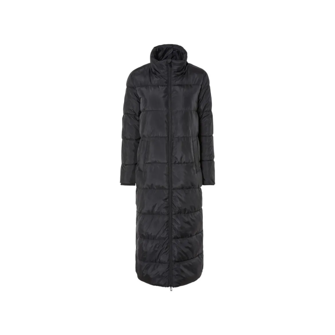 esmara® Damen Maxi-Steppmantel, seitlicher Gehschlitze mit Druckknöpfen - B-Ware