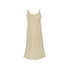 esmara® Damen-Midi-Kleid, S, creme - B-Ware neuwertig