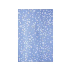ESMARA® Damen Midi-Wickelrock, mit modischer Crinklestruktur (hellblau mit Blumen, S(36/38)) - B-Ware sehr gut