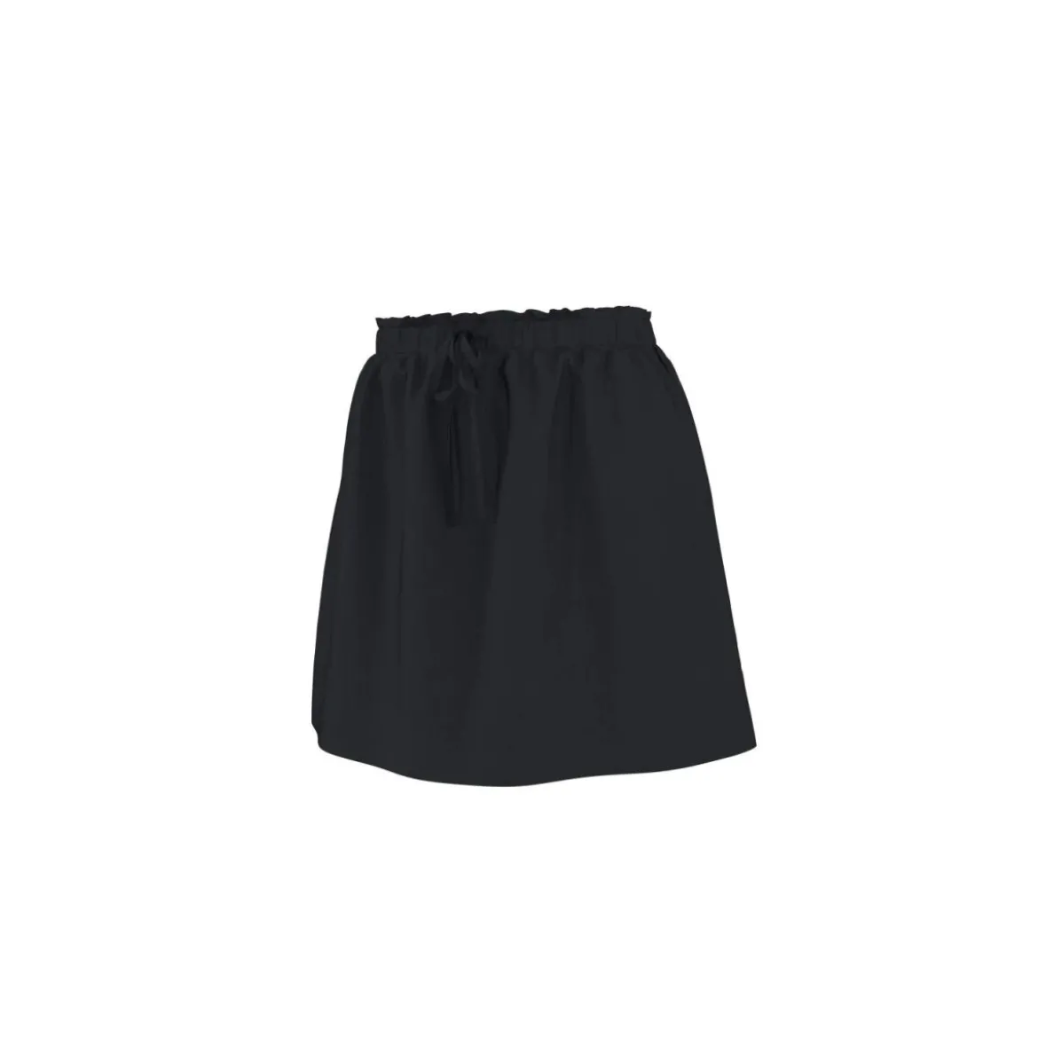ESMARA® Damen Minirock mit Leinen (Schwarz, S (36/38)) - B-Ware neuwertig
