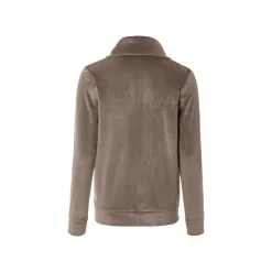 esmara® Damen Nicki-Jacke, mit aufgesetzten Kängurutaschen (Braun, S(36/38)) - B-Ware neuwertig
